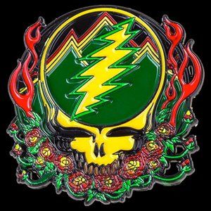 Grateful Dead "Scarlet Fire" 1 1/2 inch Lapel Pin
